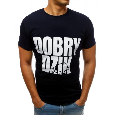 Pánske STYLE tričko s potlačou tmavo modré
