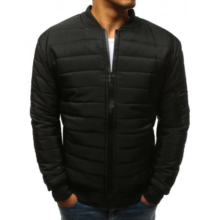 Pánská STYLE bunda prošívaná bomber jacket černá