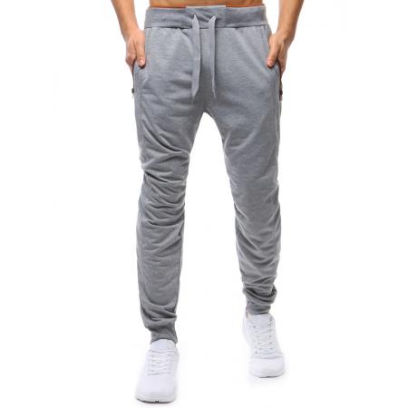 Pánske STYLE tepláky šedej