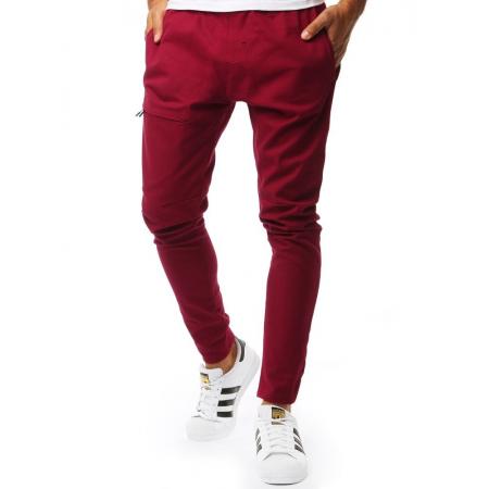 Vínové pánske jogger kapsáče