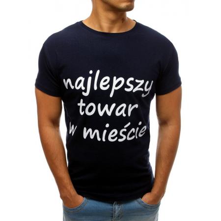 Pánské STYLE tričko s potiskem tmavě modré