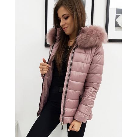 Bunda damska prošívaná SARA zimní růžová