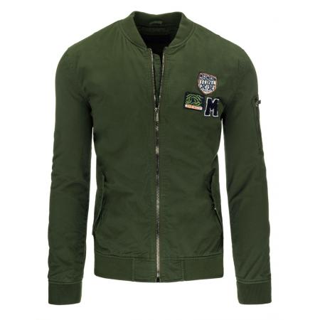 Bunda pánska bomber zelená