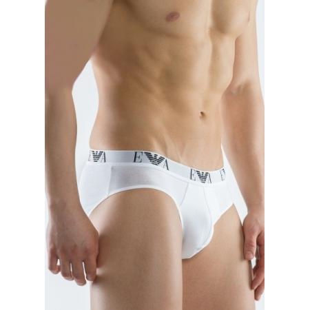 Slipy Emporio Armani 111321 CC715 bílá 2pack