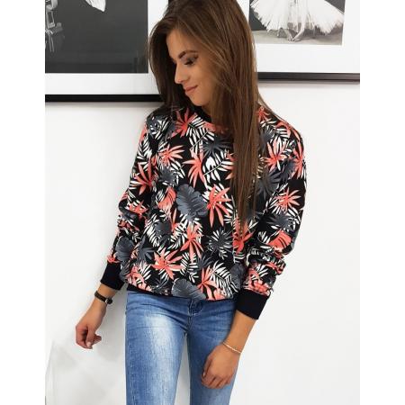 STYLE Női fekete kapucnis TROPICANA