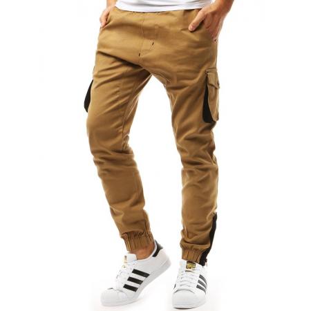 Pánske nohavice STYLE JOGGER hnedé