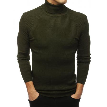 Pánsky MODERN sveter golf khaki