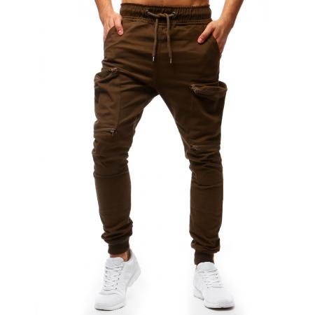 Pánske STYLE pánske JOGGER hnedé