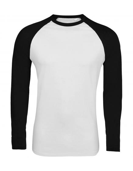 SOL'S FUNKY LSL White / black