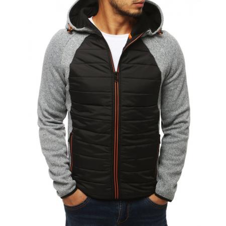 Pánska FALL / WINTER bunda prechodová prešívaná šedá