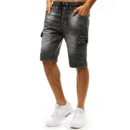 Pánska šortky ORIGINAL denim look čierne
