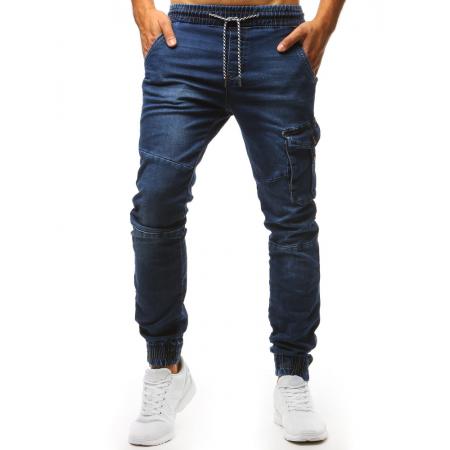 Pánske STYLE džínsové JOGGER modré