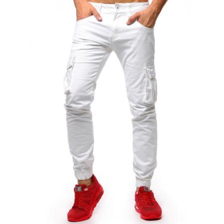 Stílusú férfi farmer Jogger Fehér