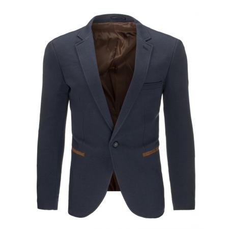 Elegantné pánske sako modré