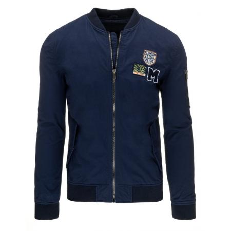 Bunda pánska bomber tmavo modrá