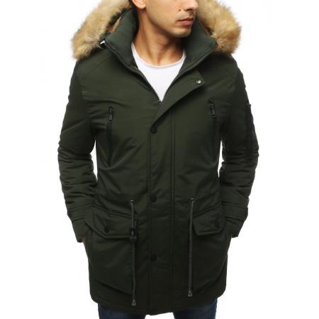 Férfi téli kabát télikabát khaki TX3063