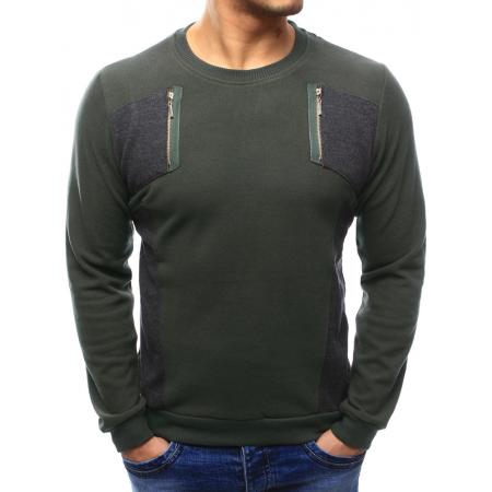 Pánský stylový svetr khaki