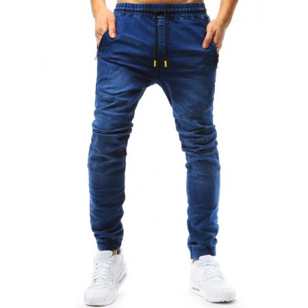 Pánske JOGGER denim look modré