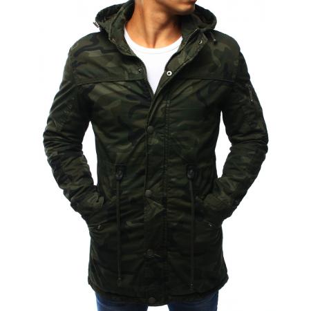 Maskované pánska bunda - parka