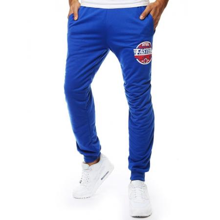 Pánské kalhoty tepláky jogger modré