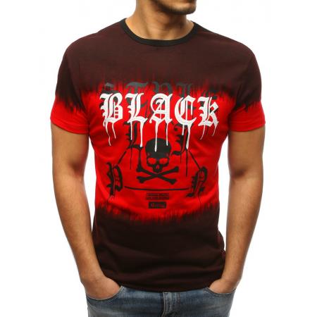 Férfi ing piros print