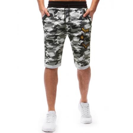 Pánske teplákové kraťasy camo ORIGINAL šedej
