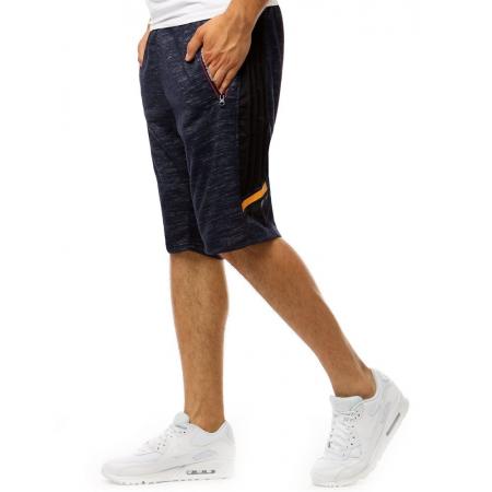 Pánske teplákové SHORT kraťasy tmavo modré