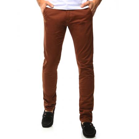Pánske chino nohavice oranžové