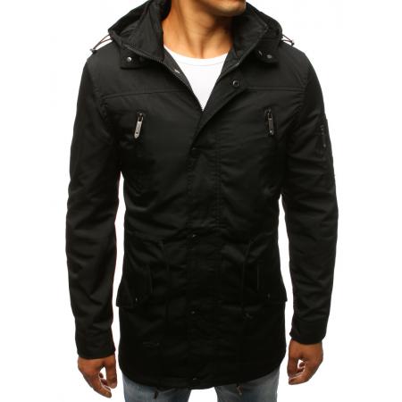 Pánská STYLE bunda přechodová parka černá