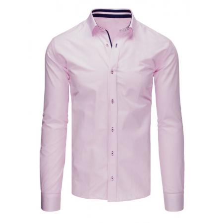 ELEGANT férfi ing mintás rózsaszín