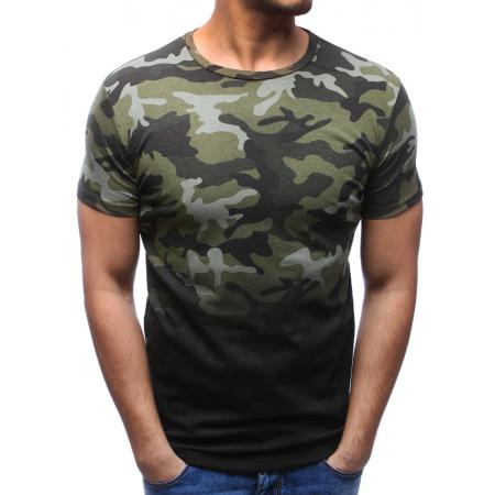 Pánske ORIGINAL tričko s potlačou woodland camo