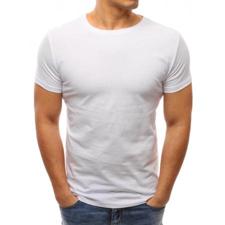 Pánské tričko slim fit bílé