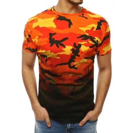 Pánské tričko T-shirt moro oranžové RX4141