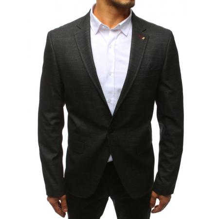 Elegantné pánske sako čierne