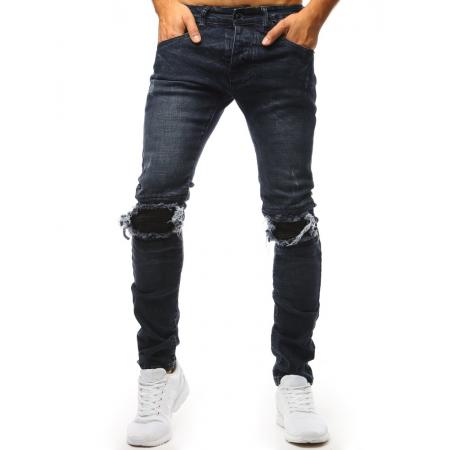 Pánske STYLE jeansy tmavo modré