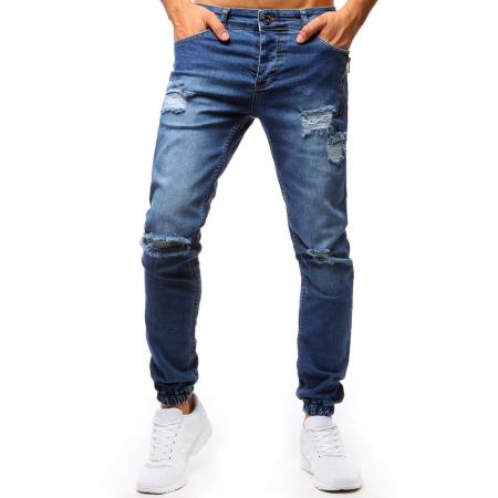 Stílusú férfi farmer kék Jogger