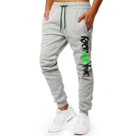 Šedé pánské jogger tepláky