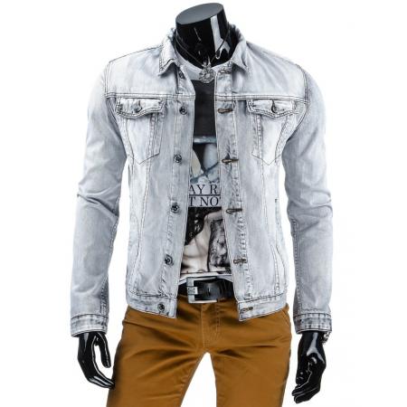 Pánská stylová jeansová (džínová) bunda