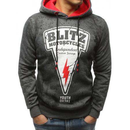 Pánska ORIGINAL mikina s kapucňou antracitová