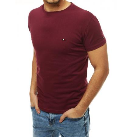 Pánské tričko T-shirt bordó RX4130