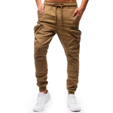 Pánske STYLE pánske JOGGER hnedé