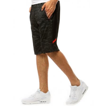 Pánske teplákové SHORT kraťasy čierne