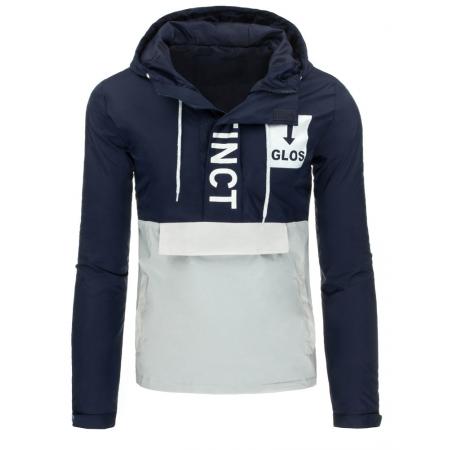 Pánská bunda větrovka tmavě modrá