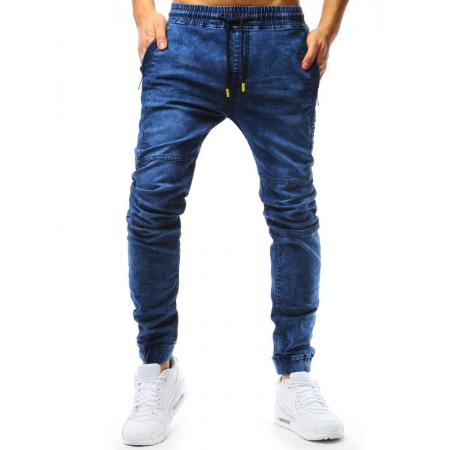 Pánske JOGGER denim look modré