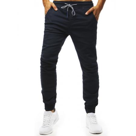 Pánske nohavice STYLE JOGGER tmavo modré