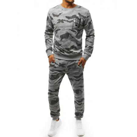 Pánská tepláková souprava camo šedý