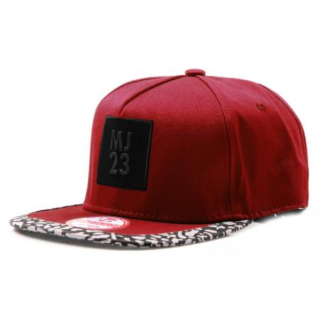 Pánska šiltovka snapback bordó