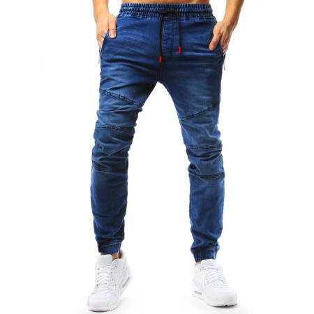 Pánske JOGGER denim look modré