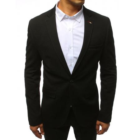 Elegantné pánske sako čierne