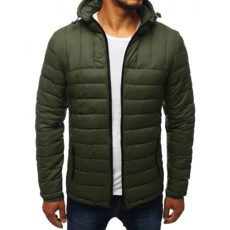 Pánská SPRING bunda přechodová prošívaná khaki